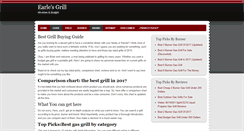 Desktop Screenshot of earlesgrill.com